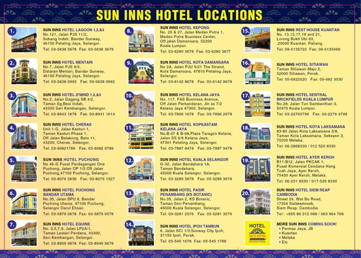 Sun Inns Hotel Ayer Keroh Buitenkant foto